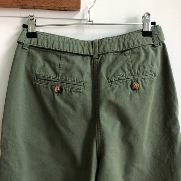 Topshop PETITE Olive Green Pants - Picture 5 of 5